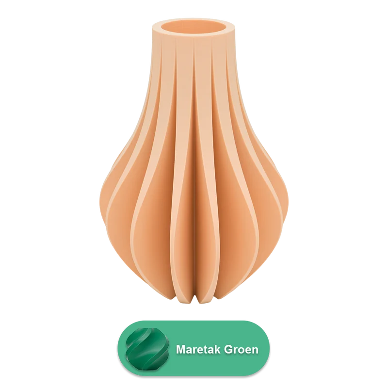 Aventa 3D-Vase – 3D-gedruckte Vase – nachhaltiges PLA – geeignet für künstliche Blumen