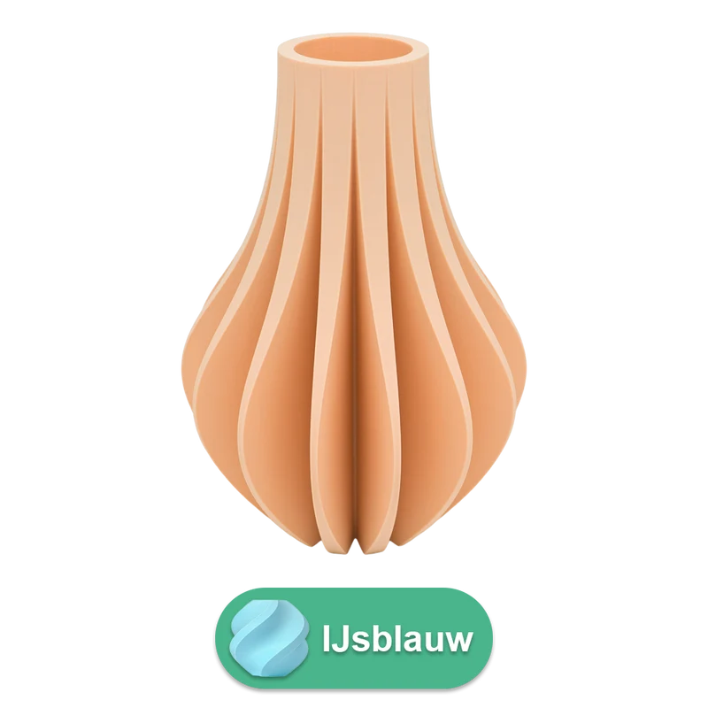 Aventa 3D-Vase – 3D-gedruckte Vase – nachhaltiges PLA – geeignet für künstliche Blumen