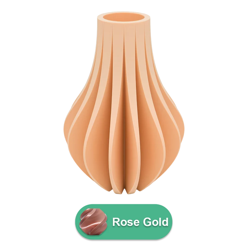 Aventa 3D-Vase – 3D-gedruckte Vase – nachhaltiges PLA – geeignet für künstliche Blumen