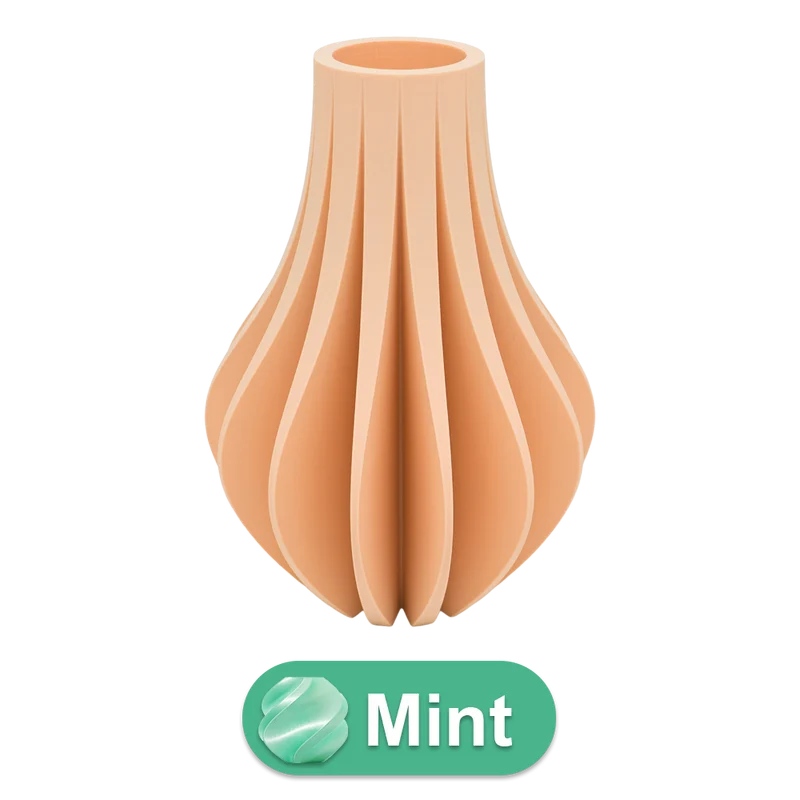 Aventa 3D-Vase – 3D-gedruckte Vase – nachhaltiges PLA – geeignet für künstliche Blumen