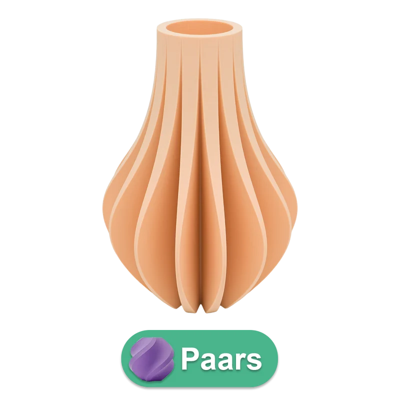 Aventa 3D-Vase – 3D-gedruckte Vase – nachhaltiges PLA – geeignet für künstliche Blumen