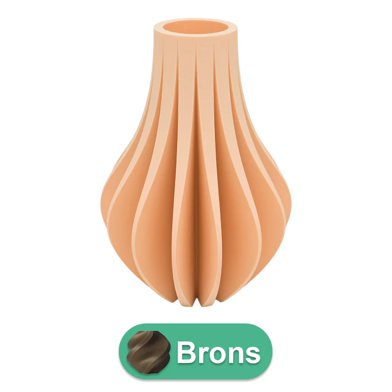 Aventa 3D-Vase – 3D-gedruckte Vase – nachhaltiges PLA – geeignet für künstliche Blumen