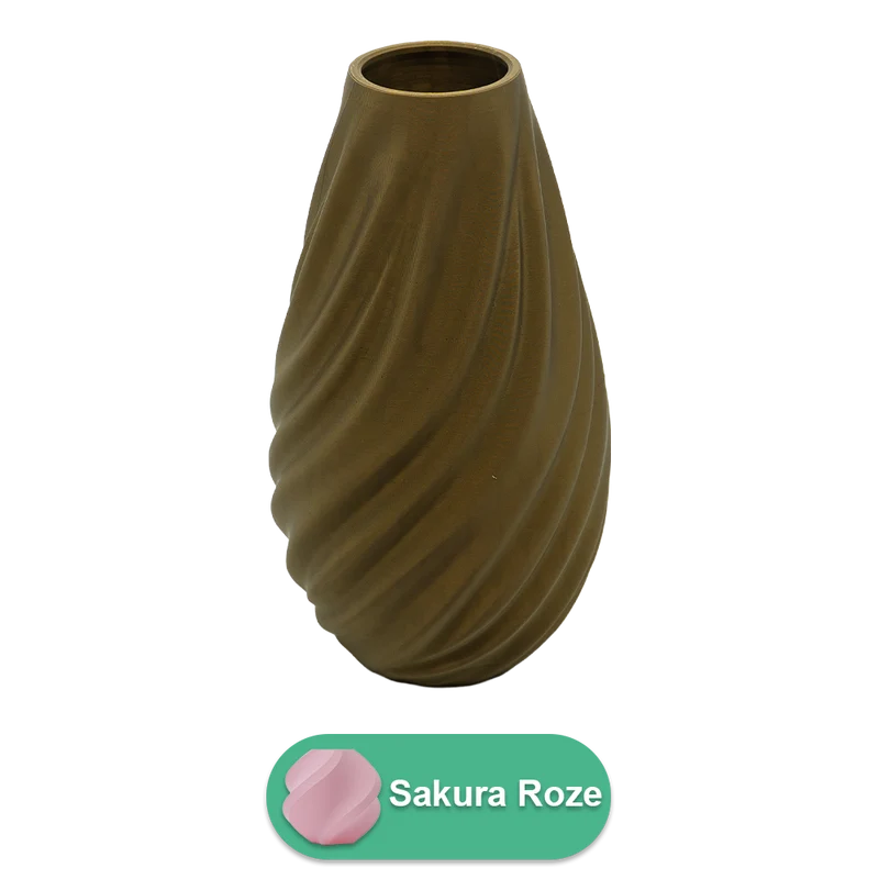 Lunaris 3D-Vase – 3D-gedruckte Vase – nachhaltiges PLA – geeignet für künstliche Blumen