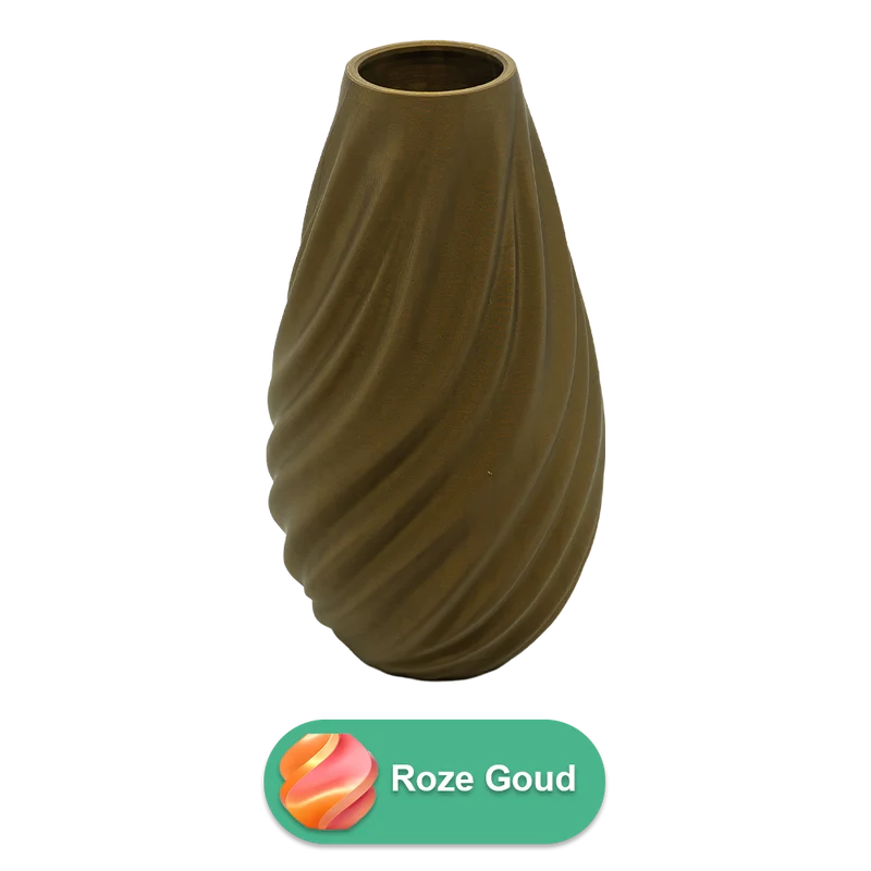 Lunaris 3D-Vase – 3D-gedruckte Vase – nachhaltiges PLA – geeignet für künstliche Blumen