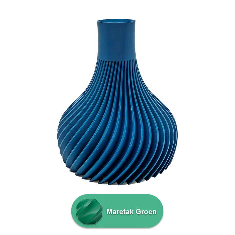 Virella 3D-Vase – 3D-gedruckte Vase – nachhaltiges PLA – geeignet für künstliche Blumen