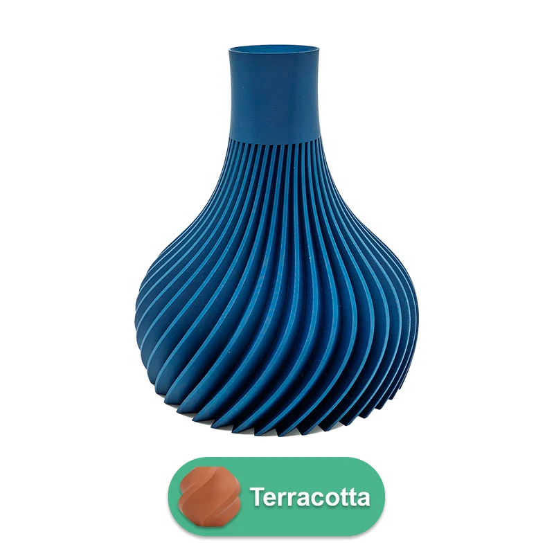Virella 3D-Vase – 3D-gedruckte Vase – nachhaltiges PLA – geeignet für künstliche Blumen