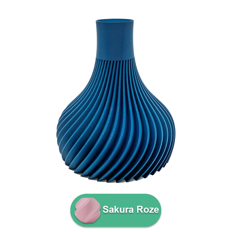 Virella 3D-Vase – 3D-gedruckte Vase – nachhaltiges PLA – geeignet für künstliche Blumen