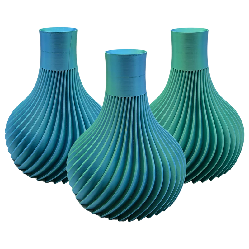 Virella 3D-Vase – 3D-gedruckte Vase – nachhaltiges PLA – geeignet für künstliche Blumen