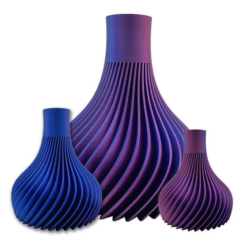 Virella 3D-Vase – 3D-gedruckte Vase – nachhaltiges PLA – geeignet für künstliche Blumen