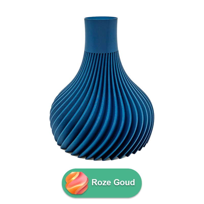 Virella 3D-Vase – 3D-gedruckte Vase – nachhaltiges PLA – geeignet für künstliche Blumen