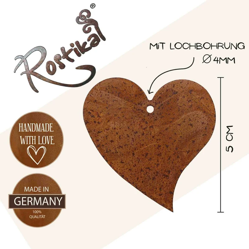 Edelrost Deko Herz | Geschenk Idee | Rost Hängedeko