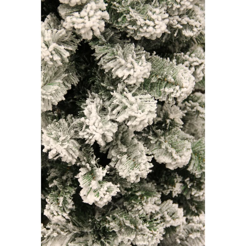 Millington Künstlicher Weihnachtsbaum – H230 x Ø127 cm – Grün gefrostet