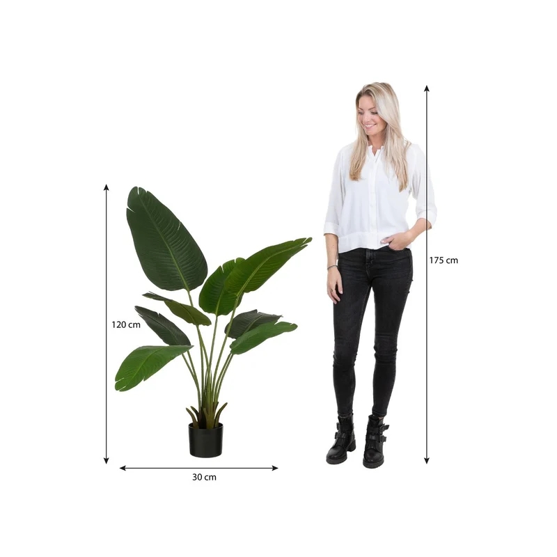 Künstlicher Bananenbaum (120 cm)