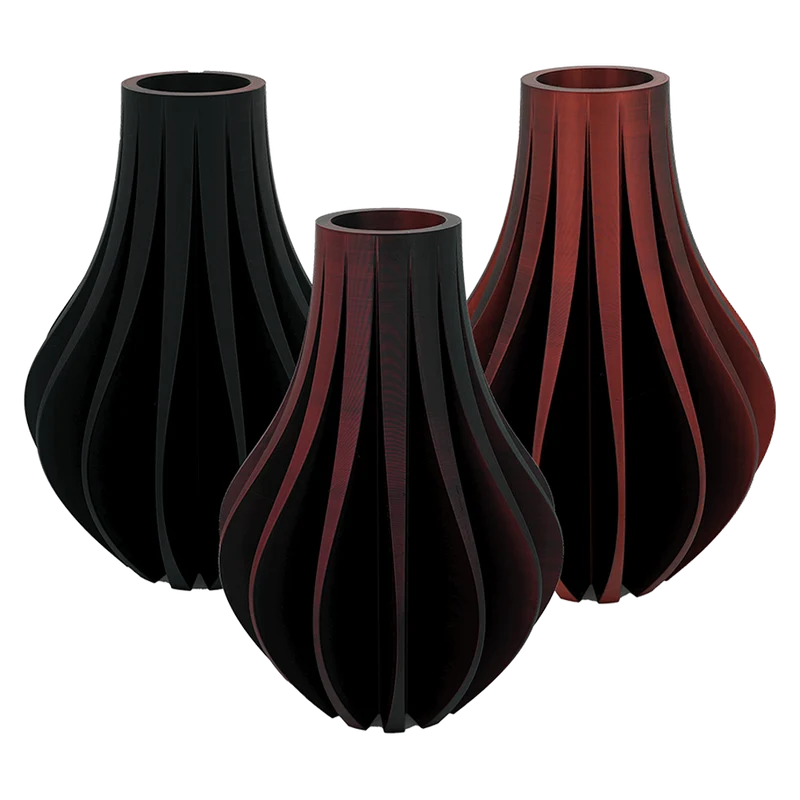Aventa 3D-Vase – 3D-gedruckte Vase – nachhaltiges PLA – geeignet für künstliche Blumen