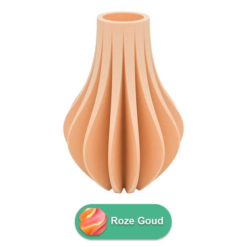 Aventa 3D-Vase – 3D-gedruckte Vase – nachhaltiges PLA – geeignet für künstliche Blumen