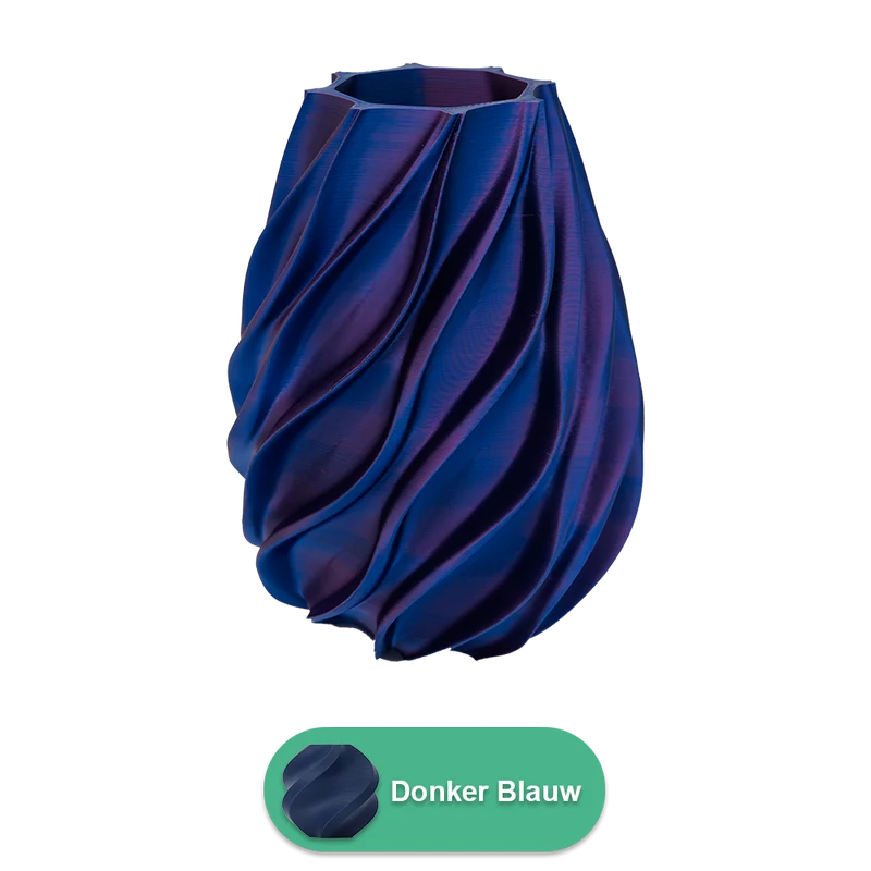 Oliva 3D-Vase – 3D-gedruckte Vase – nachhaltiges PLA – geeignet für künstliche Blumen