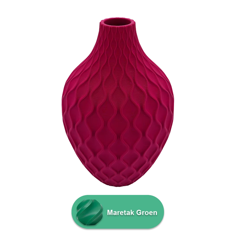 Ophira 3D-Vase – 3D-gedruckte Vase – nachhaltiges PLA – geeignet für künstliche Blumen