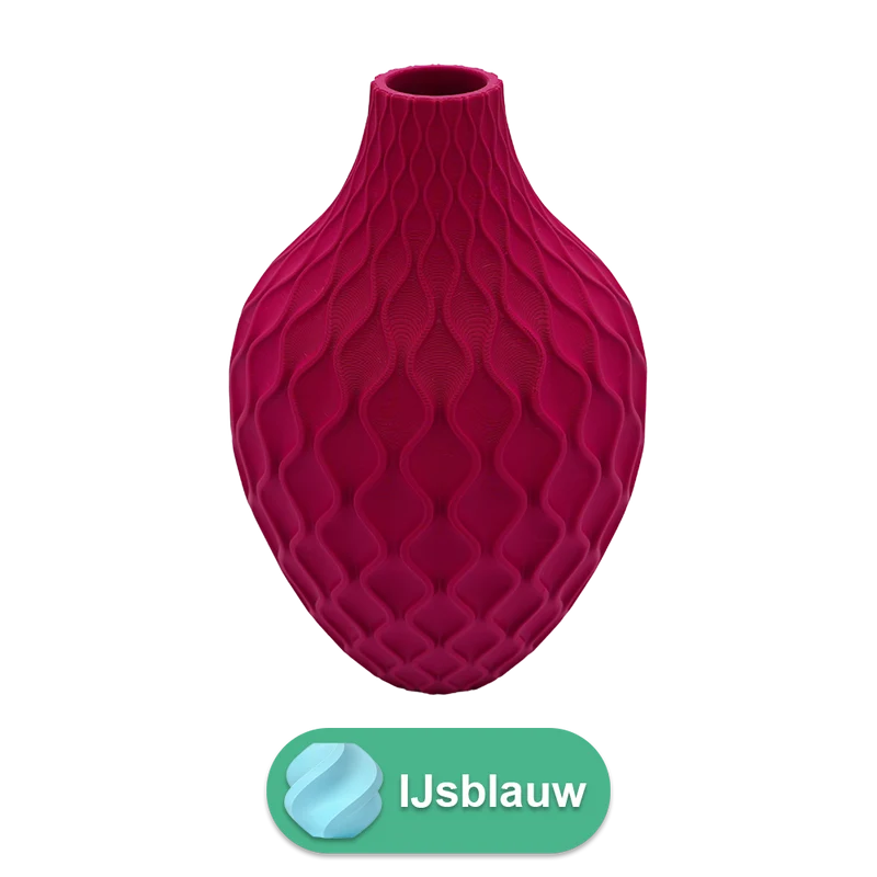 Ophira 3D-Vase – 3D-gedruckte Vase – nachhaltiges PLA – geeignet für künstliche Blumen