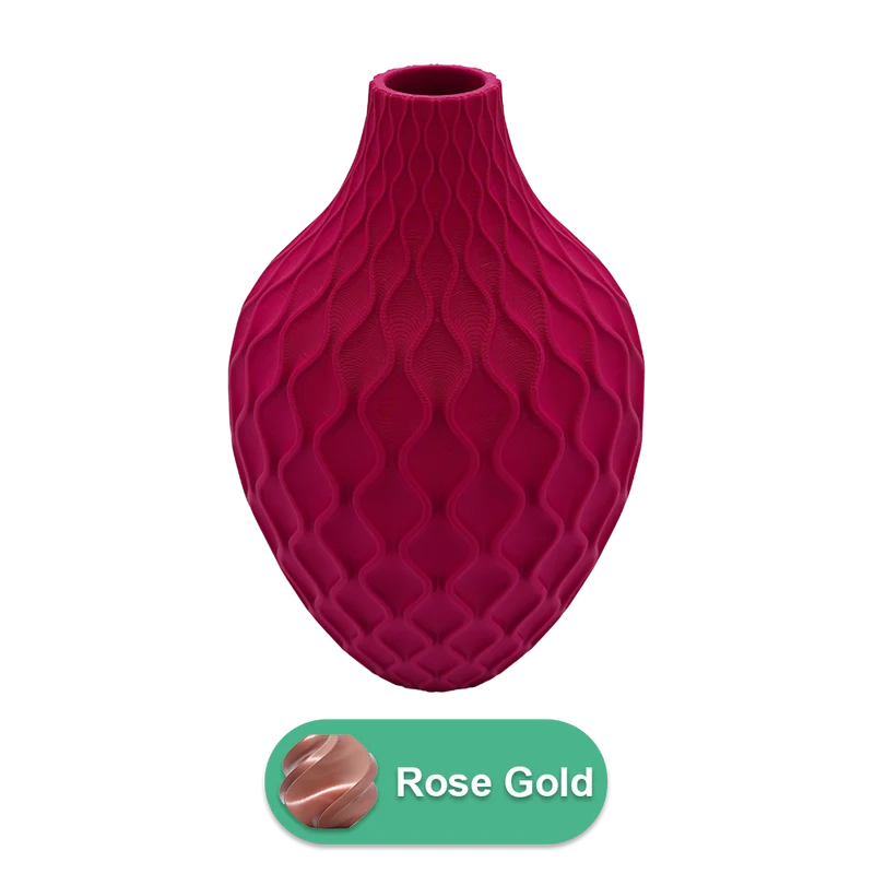 Ophira 3D-Vase – 3D-gedruckte Vase – nachhaltiges PLA – geeignet für künstliche Blumen