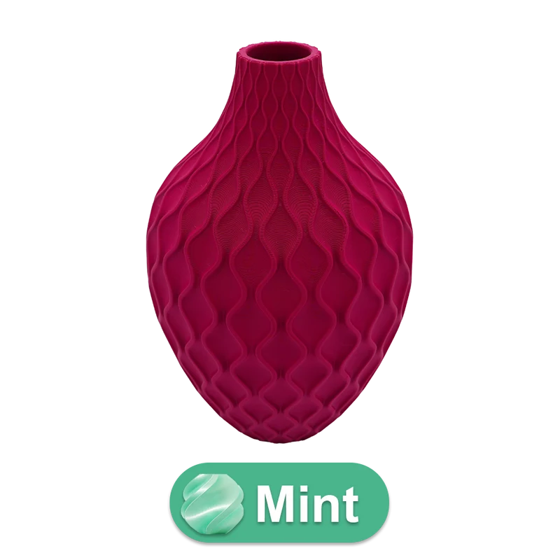 Ophira 3D-Vase – 3D-gedruckte Vase – nachhaltiges PLA – geeignet für künstliche Blumen