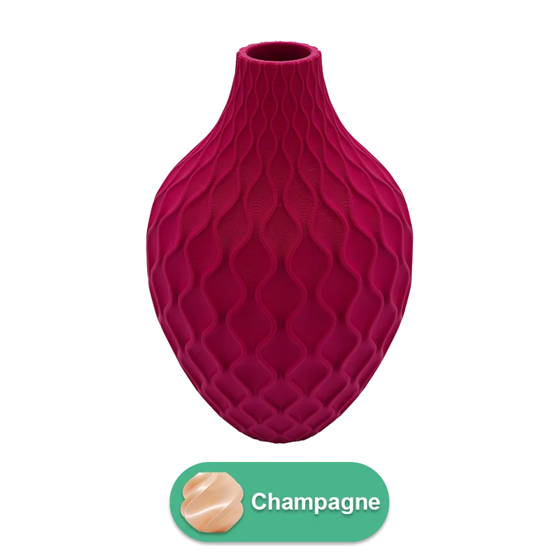 Ophira 3D-Vase – 3D-gedruckte Vase – nachhaltiges PLA – geeignet für künstliche Blumen
