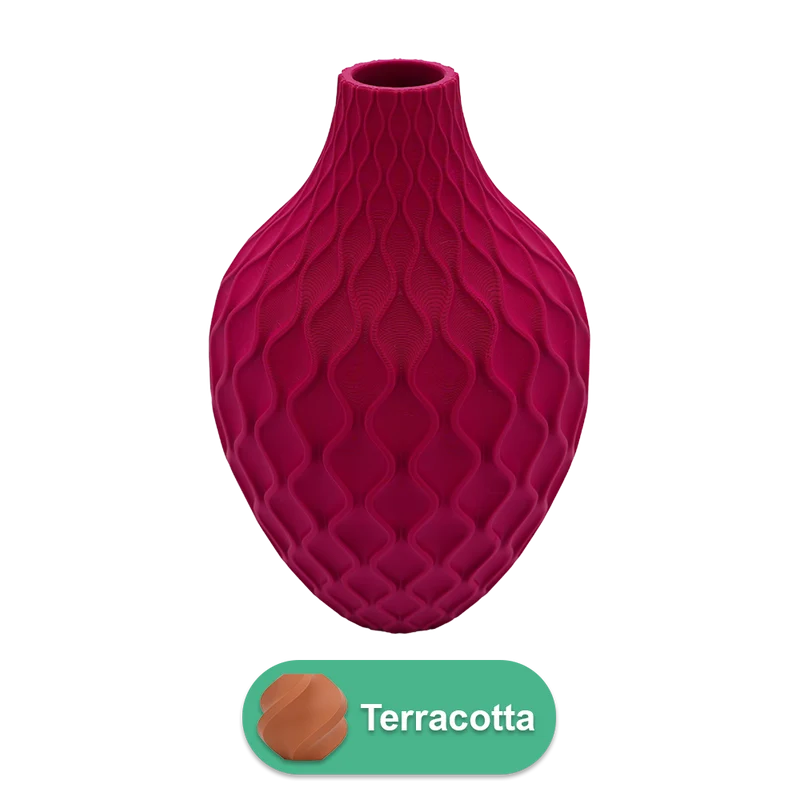 Ophira 3D-Vase – 3D-gedruckte Vase – nachhaltiges PLA – geeignet für künstliche Blumen