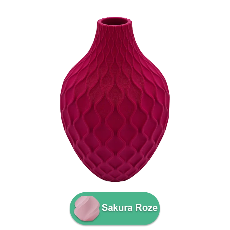 Ophira 3D-Vase – 3D-gedruckte Vase – nachhaltiges PLA – geeignet für künstliche Blumen