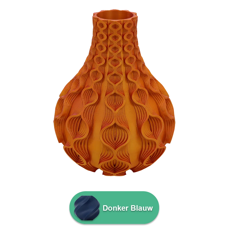 Korallen-3D-Vase – 3D-gedruckte Vase – nachhaltiges PLA – geeignet für künstliche Blumen