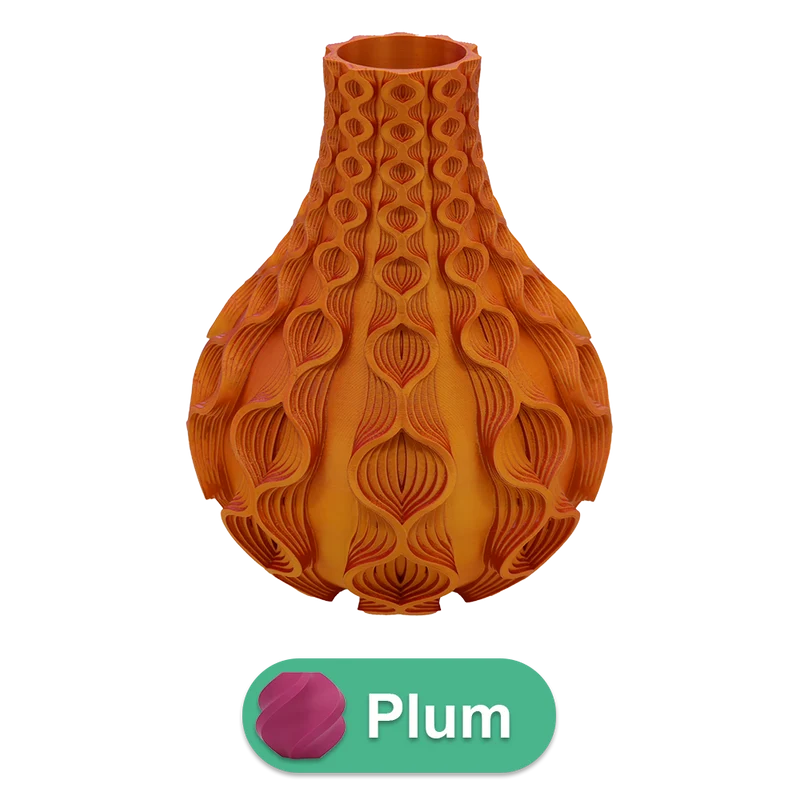 Korallen-3D-Vase – 3D-gedruckte Vase – nachhaltiges PLA – geeignet für künstliche Blumen