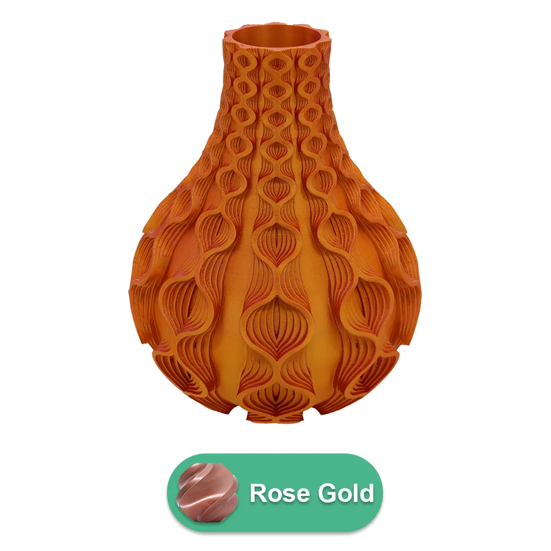 Korallen-3D-Vase – 3D-gedruckte Vase – nachhaltiges PLA – geeignet für künstliche Blumen