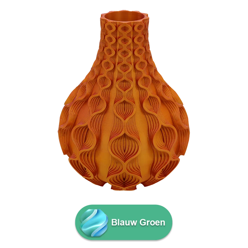Korallen-3D-Vase – 3D-gedruckte Vase – nachhaltiges PLA – geeignet für künstliche Blumen
