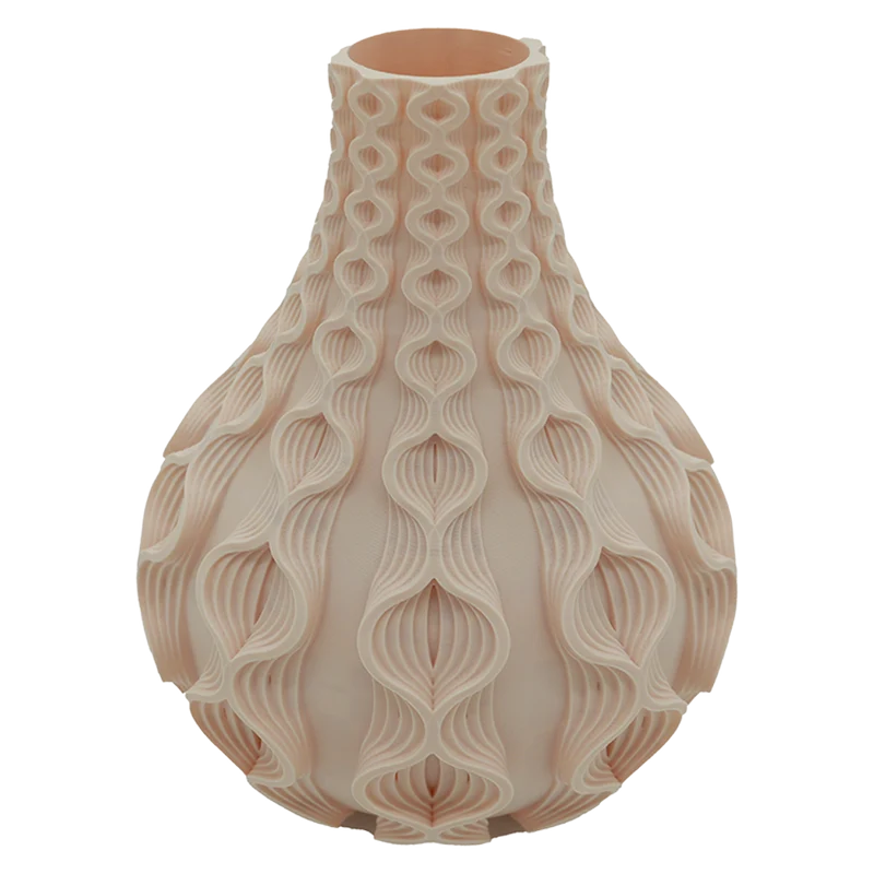Korallen-3D-Vase – 3D-gedruckte Vase – nachhaltiges PLA – geeignet für künstliche Blumen