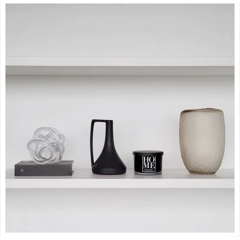 Mittelgroße geknotete Glasskulptur (M), Durchmesser: 15 cm