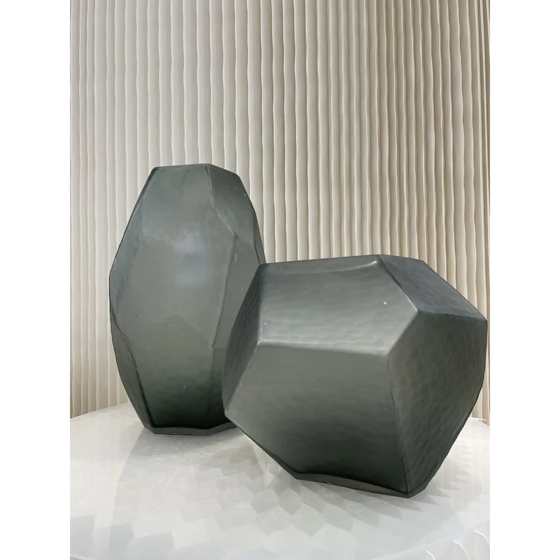 Vase Stone Smoke Large(v14718-330smoke)