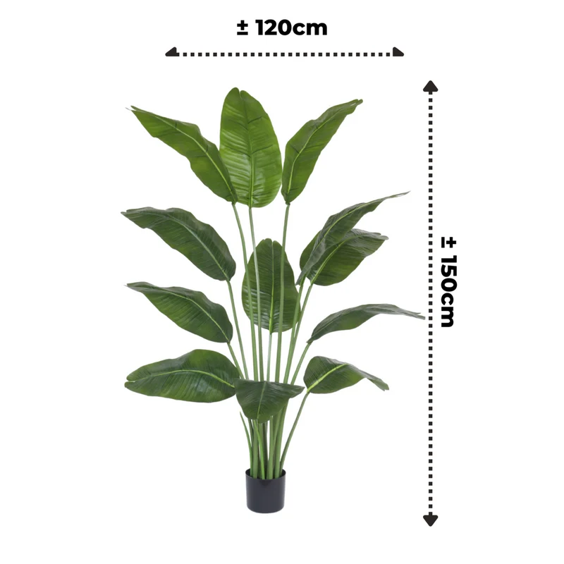 Kunst Bananenplant 150cm