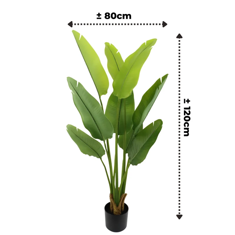 Künstliche Strelitzia-Pflanze 120 cm