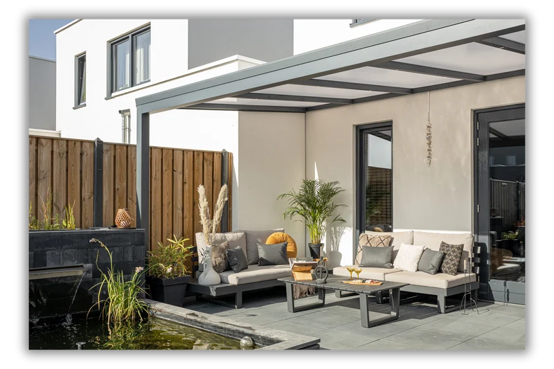 Terrassenüberdachung 300 cm x 250 cm