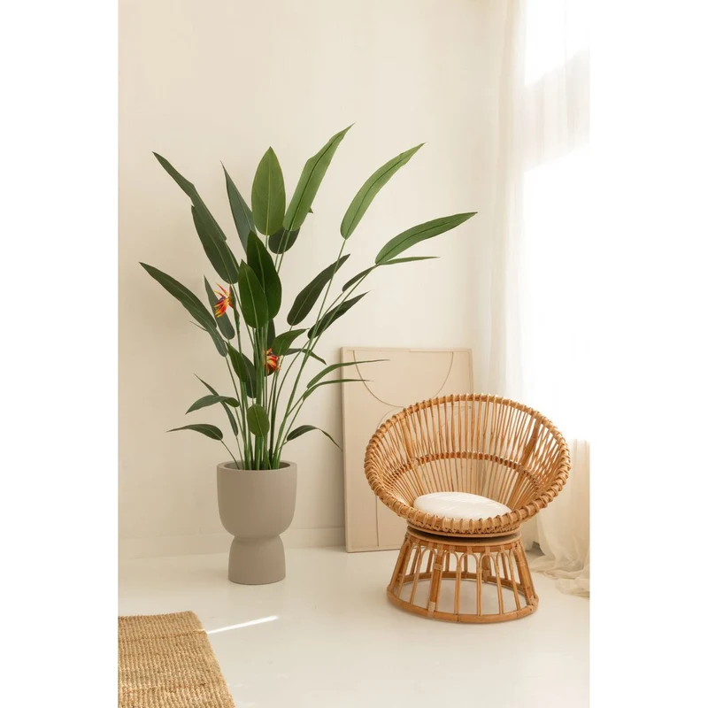 Künstliche Strelitzia-Pflanze mit Blüte 180 cm