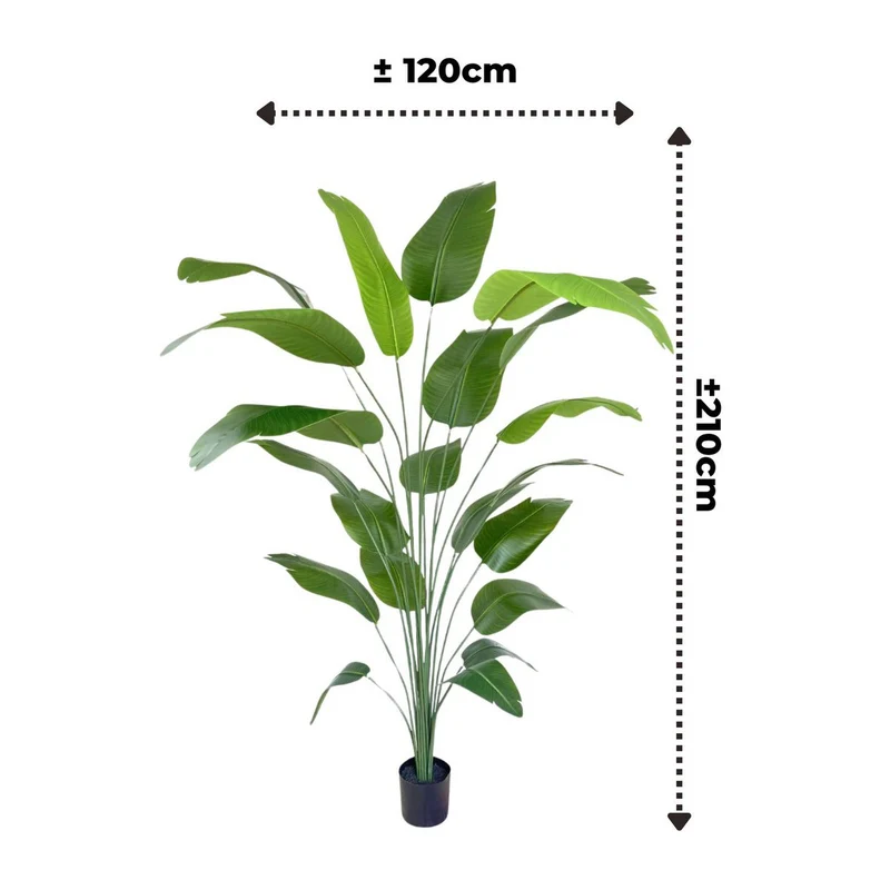 Kunst Bananenplant 210cm