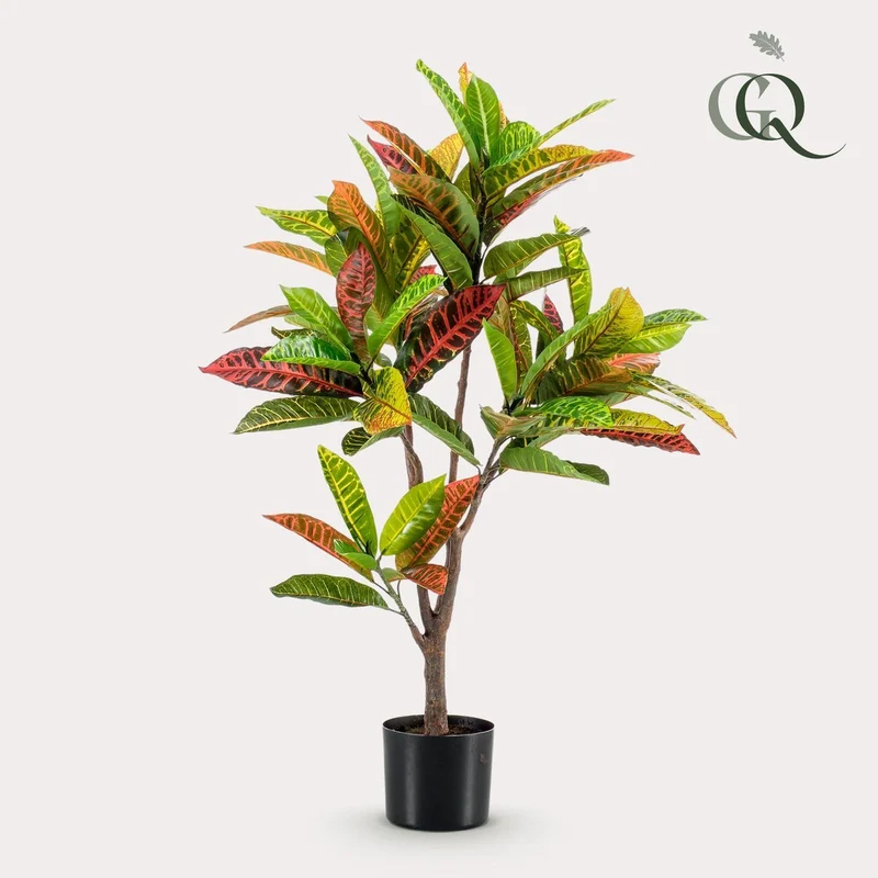 Künstliche Pflanze - Croton Codiaeum - Wonderbush - 95 cm