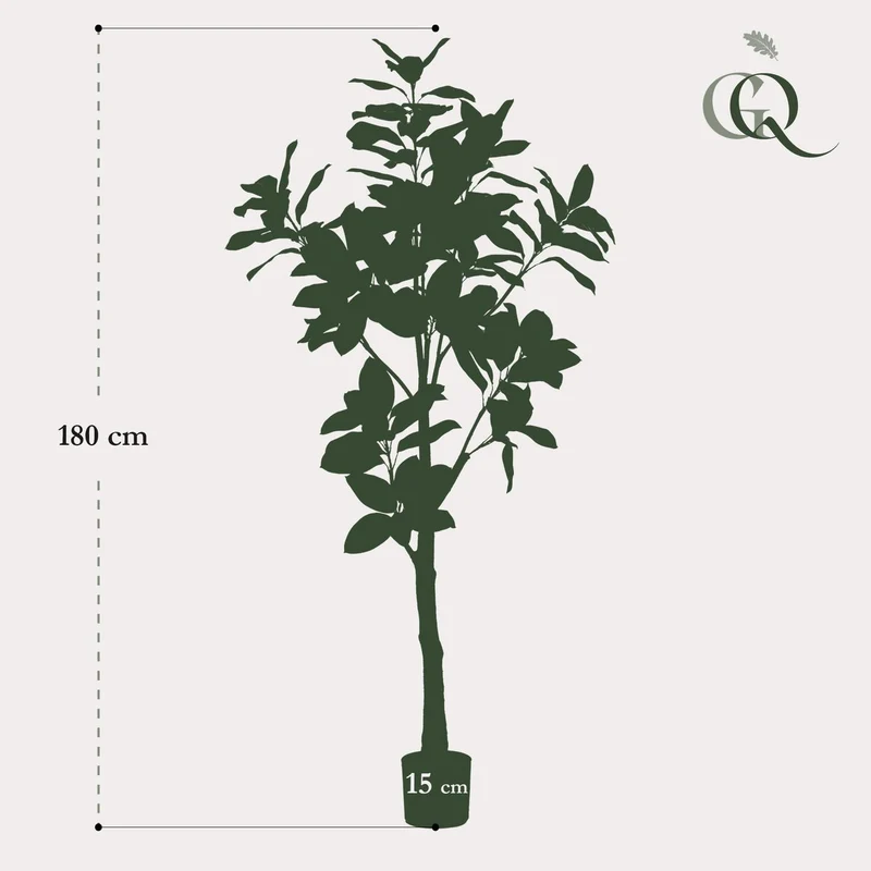 Künstliche Pflanze - Magnolia Grandiflora - 180 cm
