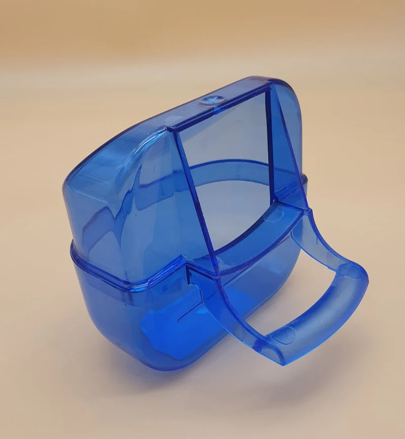 "DeLuxe" blauer Esstopf (stabiler als das Standardmodell)