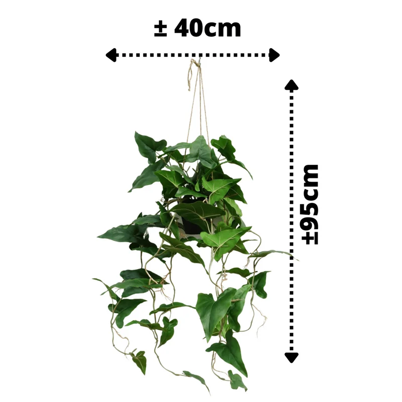 Typhonium Künstliche Hängepflanze 95 cm