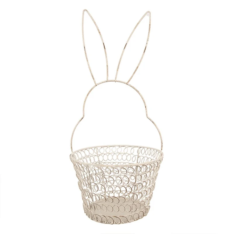 Osternest Hase Weiß? 15x34 cm