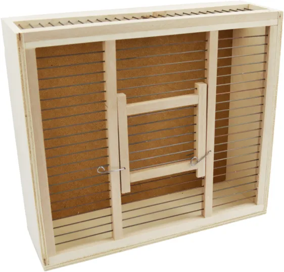 Einzelne Transportkiste aus Holz 35x31x11