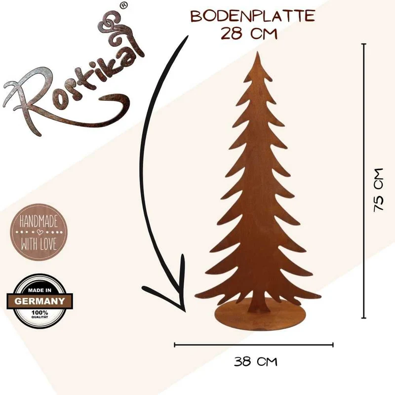 Weihnachten | Rost Deko Tannenbaum | verschiedene Varianten | Weihnachtsdeko Tanne