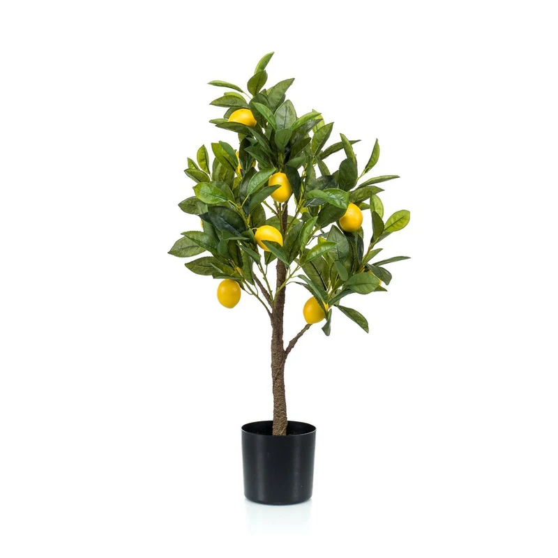 Kunstpflanze - Zitruslimonia - Citroenboom - 75 cm