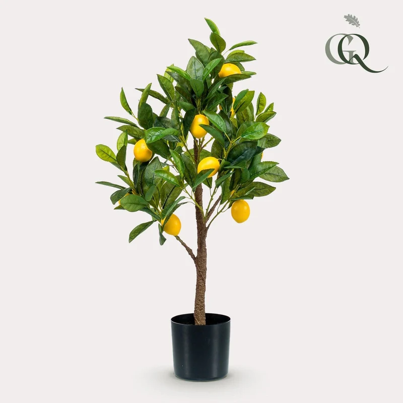 Kunstpflanze - Zitruslimonia - Citroenboom - 75 cm