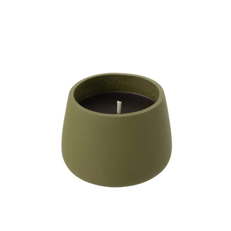 Outdoor Kerze Cyra Cement Green Medium