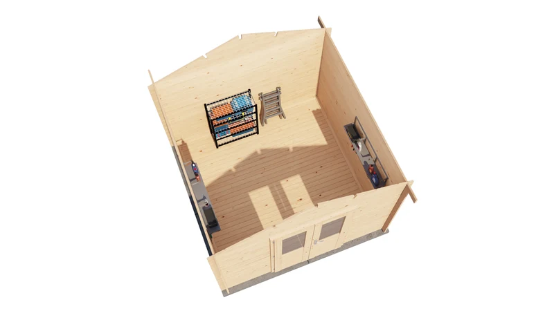 Gartenhaus Friedrichshafen 300 cm x 300 cm